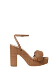 loeffler randall fae platform sandal with braid brown