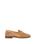 loeffler randall rachel crochet raffia loafer natural tan sandals isolated