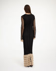 malene birger anae dress black dress on figure front back