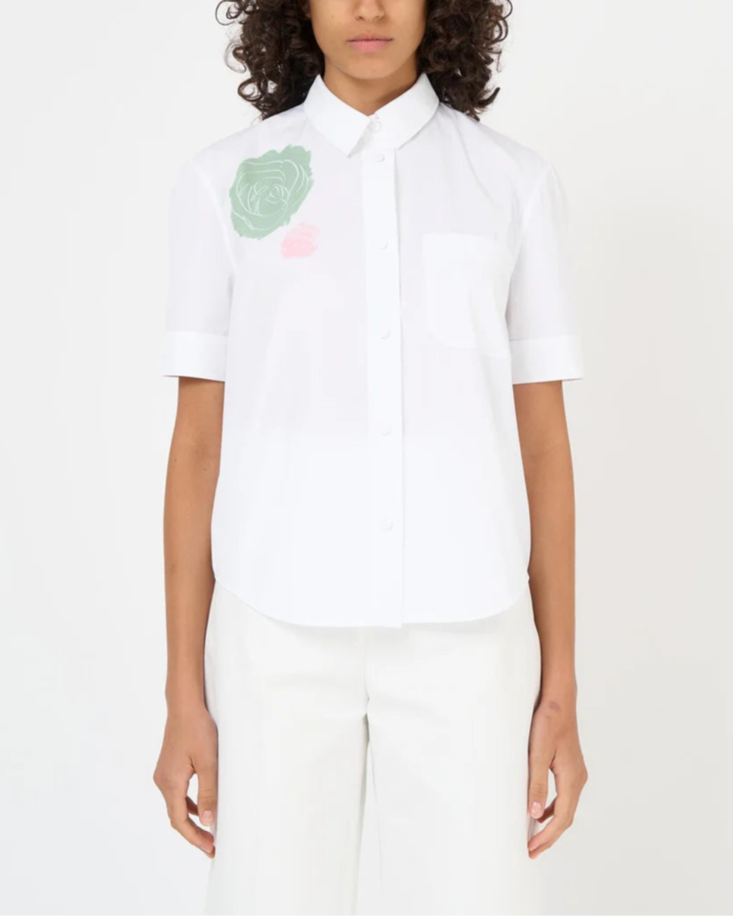 Marni Short Shirt with Short Sleeves with Cuff | SHOWROOM Marni Short Shirt with Short Sleeves with Cuff | SHOWROOM