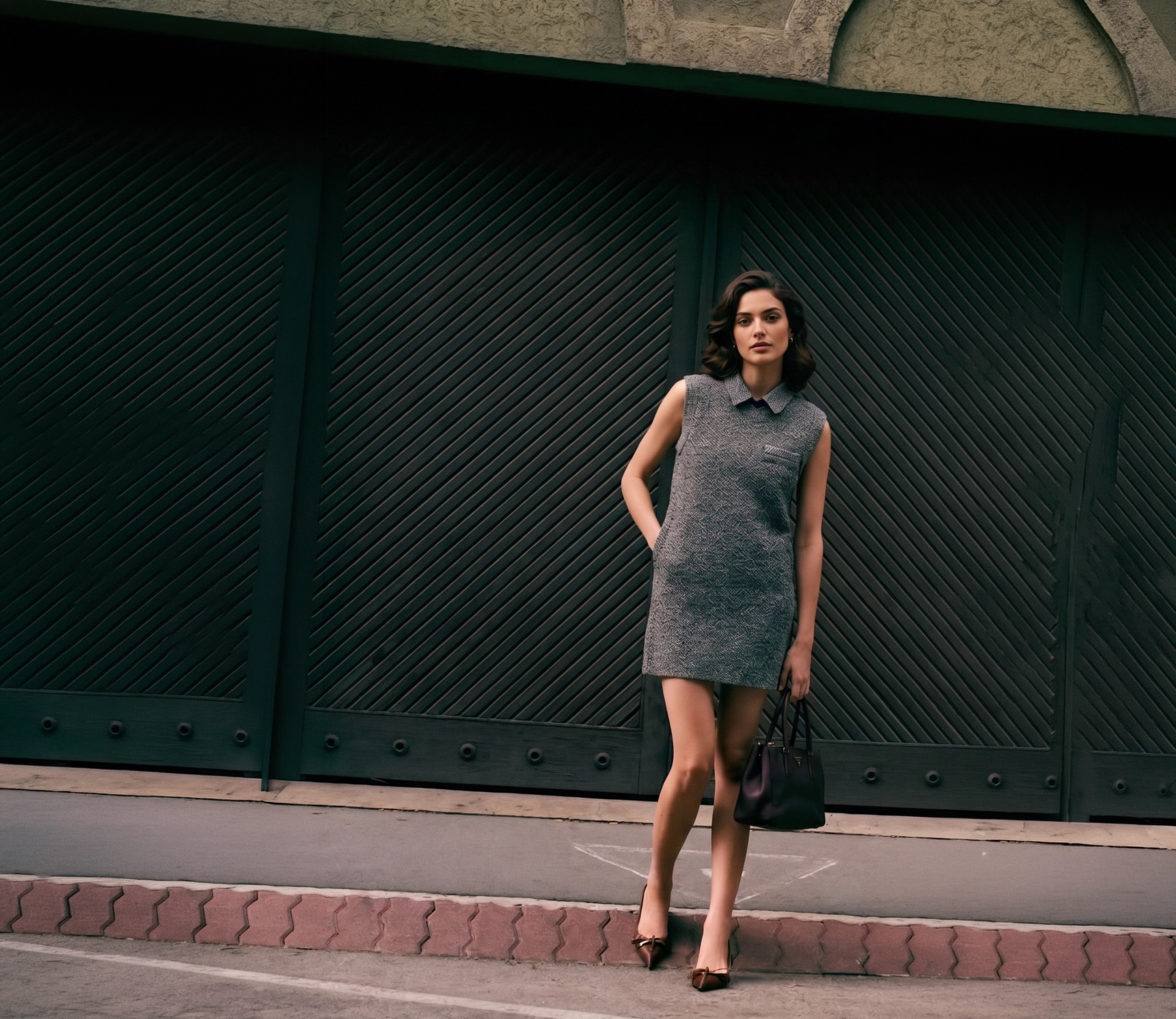 marni grey mini dress