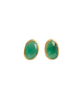pippa small together forever stud earrings emerald