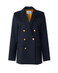 prune gold schmidt blazer oversize navy blazer with gold buttons navy blue