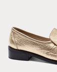 rachel comey annie loafer gold isolated side