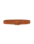 rachel comey thick cliff belt caramel brown belt isolated front