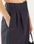rejina pyo eunah trousers wool blend suiting slate figure detail