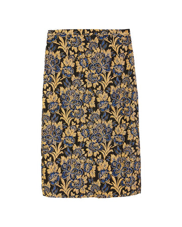 rochas pencil skirt in brocade front
