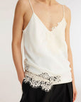 rohe lace camisole top cream figure front
