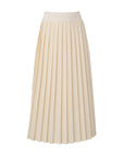 rohe plisse wrap skirt cream off white skirt 