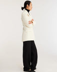 rohe tailored wool blazer cream figure side