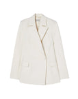 rohe tailored wool blazer cream front