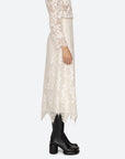 sea ny dalia lace skirt white on figure side