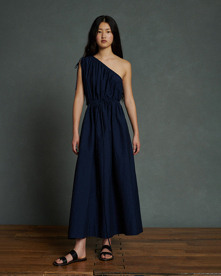    soeur ashley bleu de chine ble44245 dark blue dress on figure front