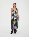 stine goya jodie dress scanned foliage multi color dress on figure front