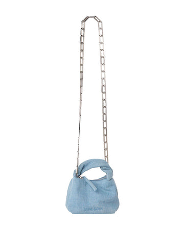 stine goya ziggy micro bag accessories sky denim blue bag isolated