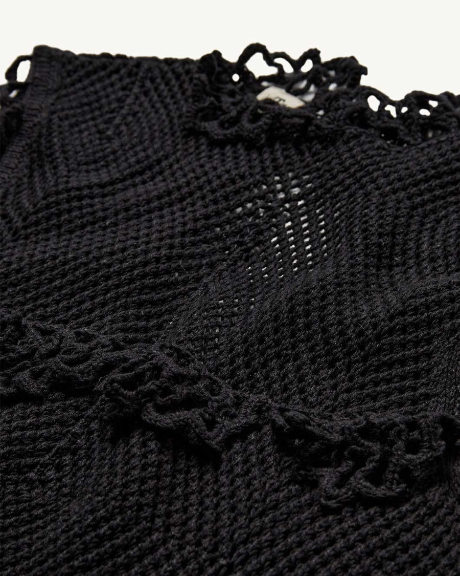 the garment esmeralda dress black collar detail