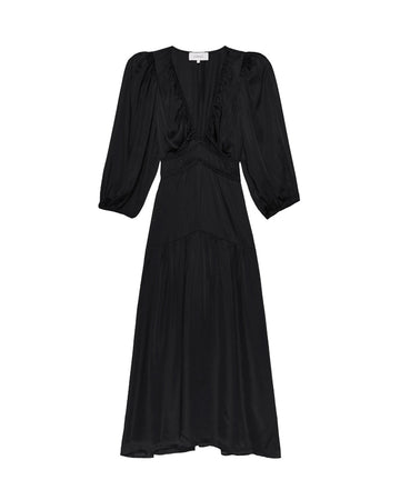 the great the brook dress black front