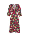 the great the brook dress red floral front