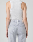 citizens of humanuty isabel tank in heather grey figure back\