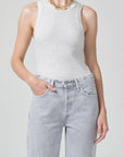 citizens of humanuty isabel tank in heather grey figure front2