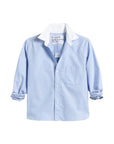 frank and eileen silvio button up shirt blue with white collar