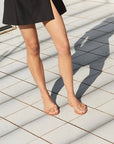 maria farro winona sandal, tan, natural, pair, on figure