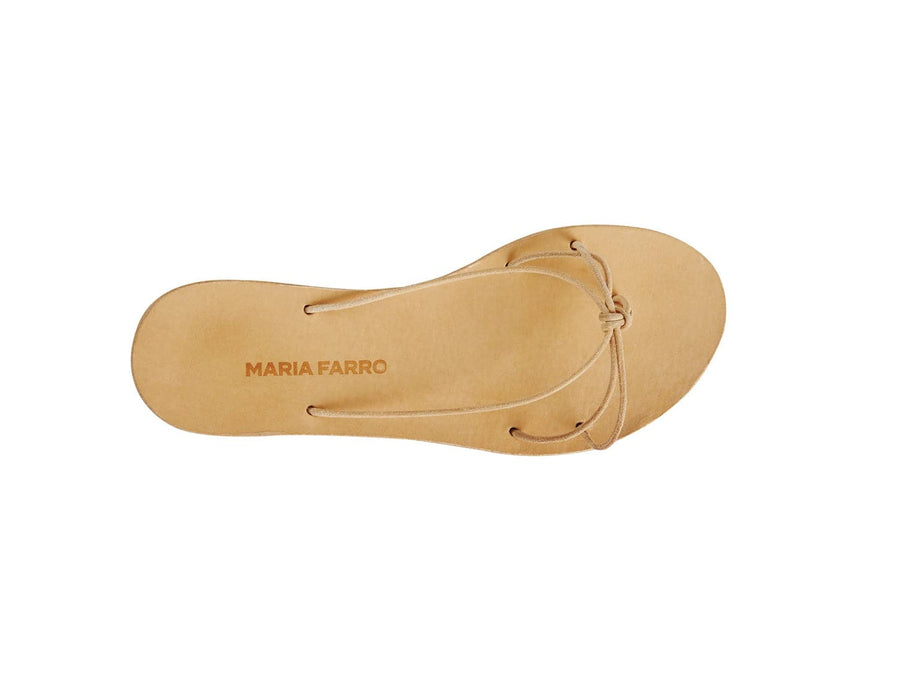 maria farro winona sandal, tan, natural, isolated, top